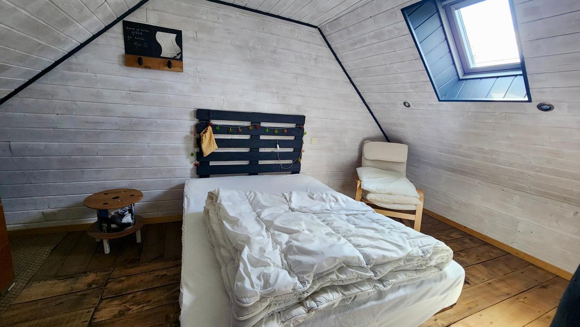 La Petite Maison En Bois Bleue Quiberville Exterior foto